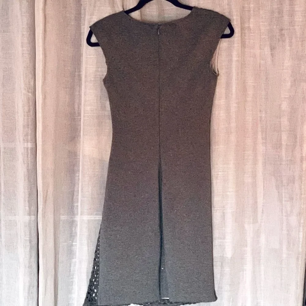 Boston Proper Grey Cocktail Dress - Picture 4 of 9